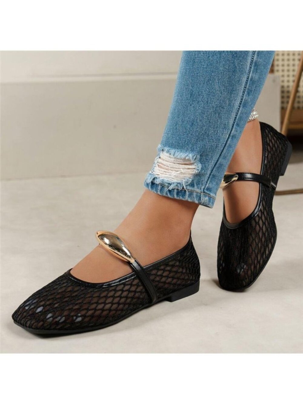 Square Toe Slip-Ons - Picture 2 of 11